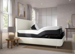 TEMPUR Wave Arc Adjustable Bed Frame - 5'0 King - White - thumbnail 5