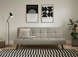 Newry 3-Seater Clic-Clac Sofa Bed - Grey