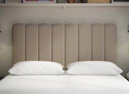 Sealy Shard Headboard - 4'6 Double - Beige - thumbnail 1