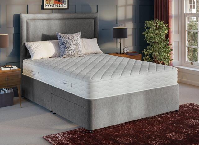 Dream Team Divan Bed Base - 5'0 King - Grey