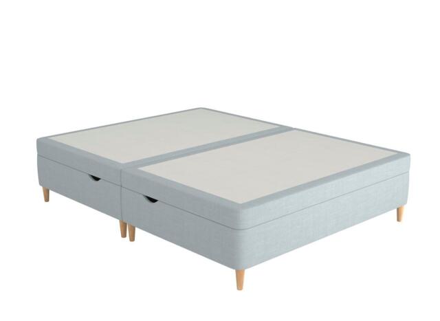 TheraPur® Shallow Ottoman Divan Bed Base - 4'0 Small double - Blue