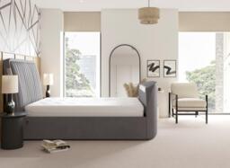 Yokohama Adjustable TV Bed - 5'0 King - Grey - thumbnail 2