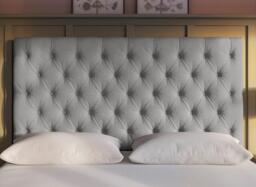 Flaxby Harrogate Headboard - 6'0 Super king - Silver - thumbnail 1