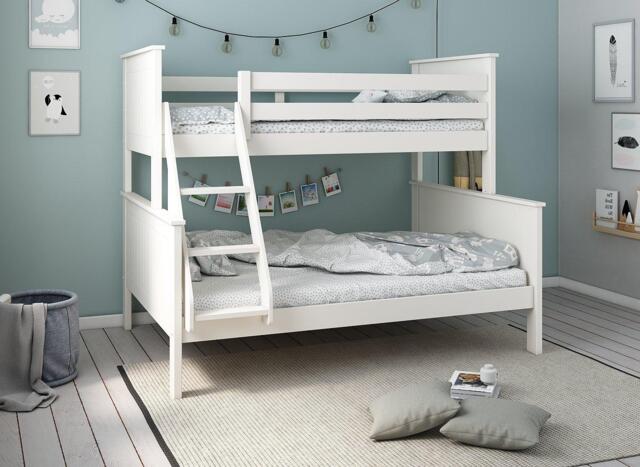 Northwood Kids Wooden Triple Bunk Bed - White - image 1