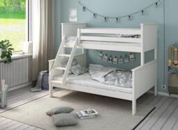 Northwood Kids Wooden Triple Bunk Bed - White - thumbnail 2
