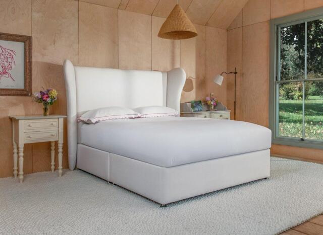 Sophie Conran Celeste Divan Bed Base and Headboard - 5'0 King - White - image 1