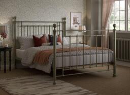 Hatti Metal Bed Frame - 6'0 Super king - Brown