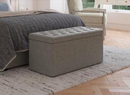 Deacon Blanket Box - Grey
