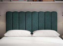 Sealy Shard Headboard - 4'6 Double - Grey - thumbnail 1
