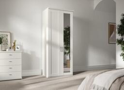 Dover 2-Door Wardrobe - White