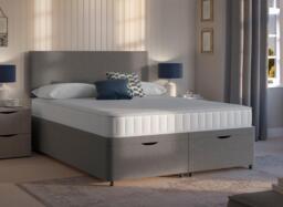 Dreams Workshop Ottoman Divan Bed Base - 4'0 Small double - Grey