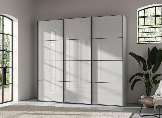 Roberts Large 3-Door Wardrobe - White