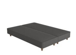 Flaxby Shallow Divan Bed Base - 6'0 Super king - Grey