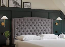 Sealy Pavilion Headboard - 5'0 King - Grey - thumbnail 2