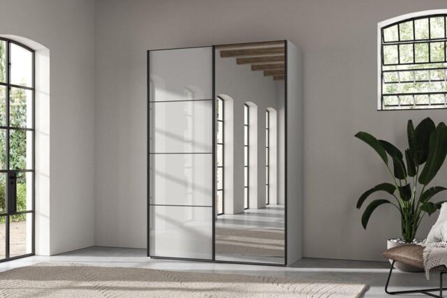 Roberts Small 2-Door Wardrobe - White
