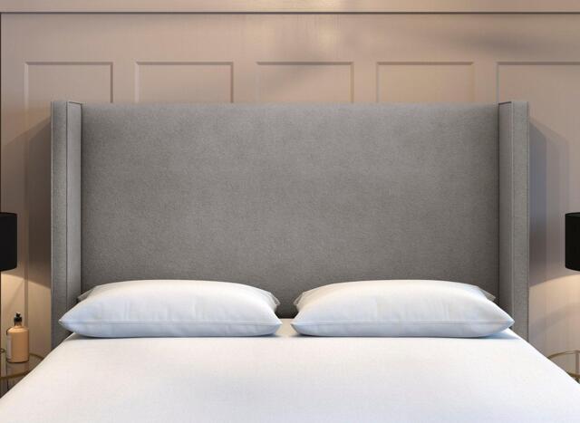 Flaxby Kettlewell Winged Headboard - 6'0 Super king - Silver - image 1