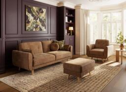 Ballymena Armchair - Brown - thumbnail 2