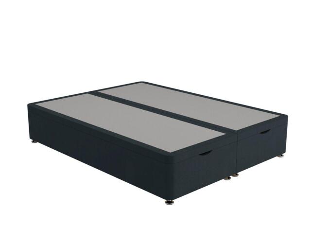 Dream Team Ottoman Divan Bed Base - 4'6 Double - Grey