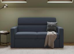 Shannon 2-Seater Pull-Out Sofa Bed - Blue