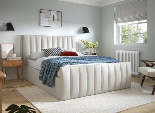 Davies Ottoman Bed Frame - 3'0 Single - Grey - image 1