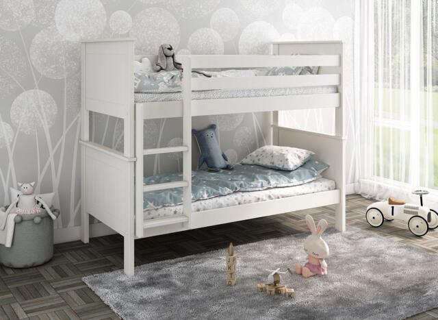 Northwood Bunk Bed Frame - 3'0 Single - White - image 1