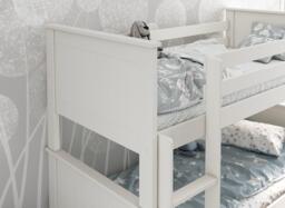 Northwood Bunk Bed Frame - 3'0 Single - White - thumbnail 2