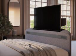 Alexis Adjustable TV Bed - 5'0 King - Grey - thumbnail 4