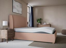 TEMPUR® Linford Sleepmotion Adjustable Upholstered Bed Frame - 6'0 Super king - Pink - thumbnail 2