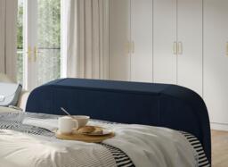 Foley Adjustable TV Bed - 6'0 Super king - Blue - thumbnail 6