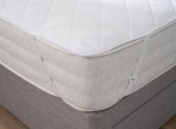 Flaxby Quilted Pure Cotton Mattress Protector - 5'0 King - thumbnail 1