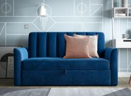 Hazel 2-Seater Sofa bed - Blue - thumbnail 2