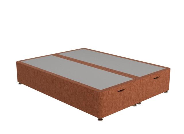 Dream Team Ottoman Divan Bed Base - 4'0 Small double - Orange