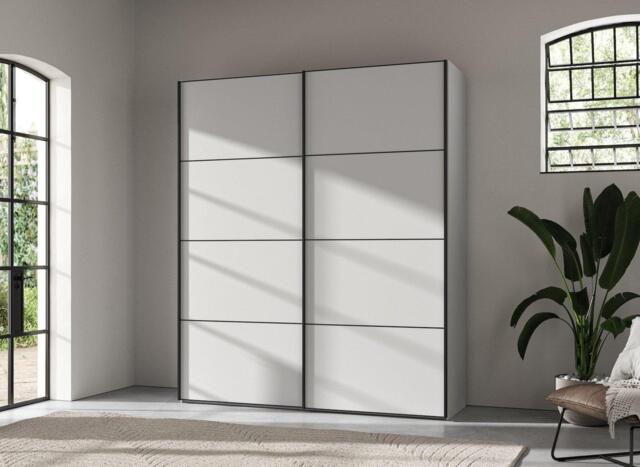 Roberts Medium 2-Door Wardrobe - White