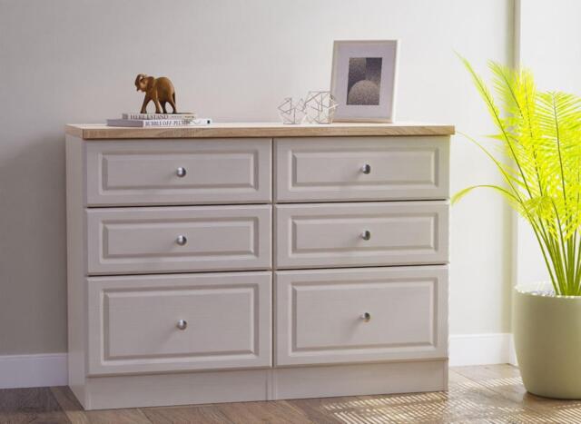 Texas 6-Drawer Chest - Cream - image 1