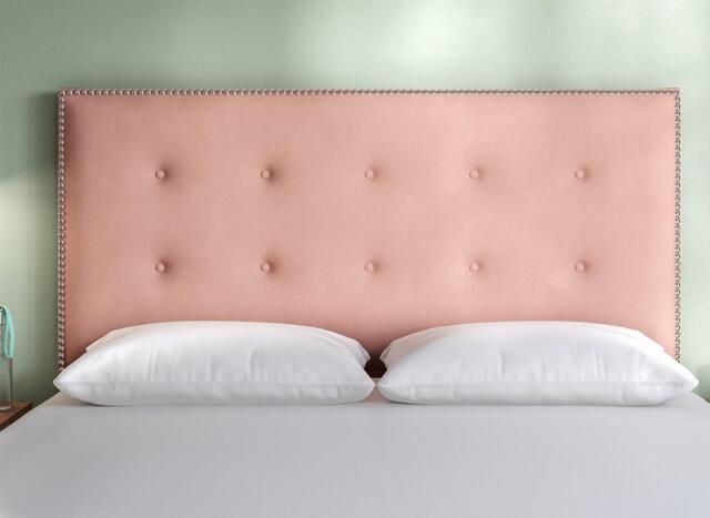 Dream Team Levisham Headboard - 6'0 Super king - Pink - image 1