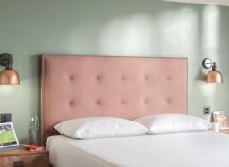 Dream Team Levisham Headboard - 6'0 Super king - Pink - thumbnail 2