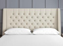 TheraPur Buckler Headboard - 5'0 King - Cream - thumbnail 2