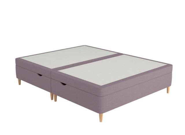 TheraPur® Shallow Ottoman Divan Bed Base - 4'6 Double - Purple