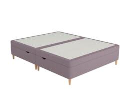 TheraPur® Shallow Ottoman Divan Bed Base - 4'6 Double - Purple