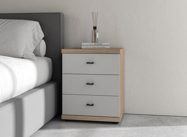 Roberts Drawer Bedside - White