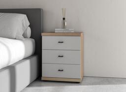 Roberts Drawer Bedside - White