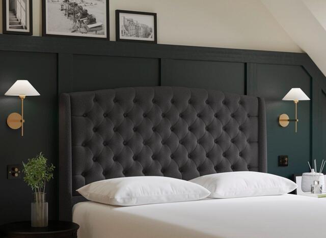 Sealy Pavilion Headboard - 6'0 Super king - Grey - image 1