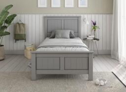 Northwood Wooden Bed Frame - 3'0 Single - Grey - thumbnail 2