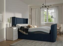 Foley Adjustable TV Bed - 5'0 King - Blue