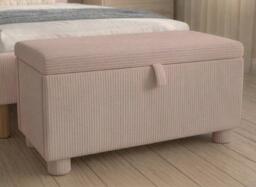 Darcie Upholstered Bunny Storage Box - Pink - thumbnail 1