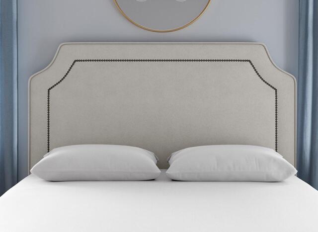 Flaxby Malton Padded Headboard - 6'0 Super king - Cream - image 1