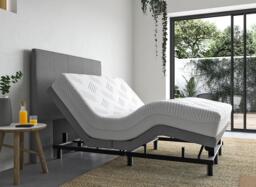 Sleepmotion 400i Headboard - 4'6 Double - Grey - thumbnail 2