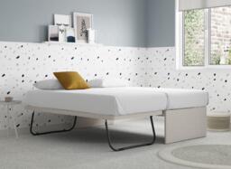 Dreams Workshop Guest Divan Bed Base - 3'0 Single - Beige - thumbnail 2