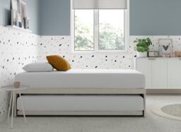 Dreams Workshop Guest Divan Bed Base - 3'0 Single - Beige - thumbnail 3