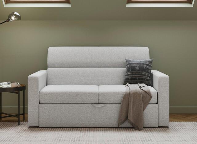 Shannon 2-Seater Pull-Out Sofa Bed - Grey - image 1